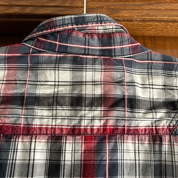 BKE Men's Multicolor Plaid Button Down Shirt - Picture 10 of 12